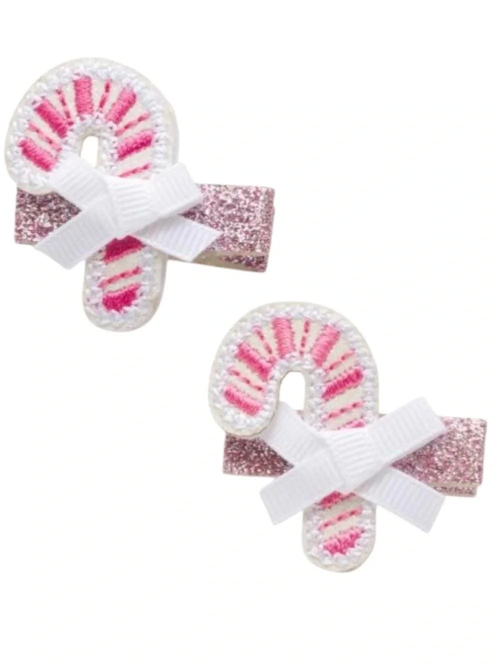 Sweet Wink (2) 2 pk. Candy Cane Hair Clip Sets (NWT)